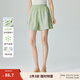 茵曼萊賽爾天絲清涼薄款闊腿休閑褲女2025夏季文藝舒適短褲山本褲 清水綠 M