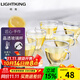 明尊（LIGHTKING）簡(jiǎn)約手工吹制帶把耐熱高硼硅玻璃小茶杯牛奶杯咖啡杯喝水杯套裝 CP-01（150ml）六只裝
