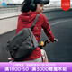 KLATTERMUSEN攀山鼠40460U高特郵差包-Gaut Messenger Bag Raven渡鴉黑