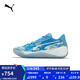 彪馬（PUMA）DENNISSCHRODER專(zhuān)屬緩震輕量籃球鞋男女防滑運動(dòng)鞋311358 淺藍色-白-01 41