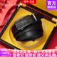 Cohnim kevin奢侈品牛皮男士皮帶自動(dòng)扣褲腰帶送父親老公男友情人節生日禮物 c06790金色【高檔黑色禮盒】