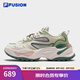 FILAFUSION斐樂潮牌女鞋EVA厚底潮鞋2025夏新款時(shí)尚休閑鞋老爹鞋 雪白/花崗巖綠-SG 36