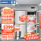 星星（XINGX）四門(mén)全冷凍風(fēng)冷冰箱后廚食堂廚房冰箱四門(mén)冰柜全冷凍廚房不銹鋼冰柜 BD-860FA（風(fēng)冷）