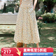 Olrain歐芮兒波點(diǎn)花苞裙花色半裙橡筋束腰半裙女夏季2025新款裙子 波點(diǎn) M 160/68A/M