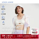 Aimer kids愛(ài)慕少女奶皮星愿寶貝少女三階段背心式運動(dòng)文胸AJ115E113 白 170