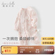 戴維貝拉新生兒爬服女寶寶春裝連體衣嬰兒棉哈衣包屁衣