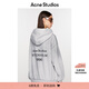 Acne Studios 男女同款 1996字母印花連帽運動套頭衫衛(wèi)衣CI0159 淺灰色混色 S