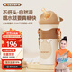 奶爸爸（Nicepapa）保溫杯300ml兒童上學(xué)水杯外出便攜吸管杯喝水喝奶316不銹鋼學(xué)飲杯 不銹鋼保溫杯 +背帶