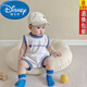 迪士尼（Disney）1歲寶寶連體衣夏季嬰兒服男寶背心女寶爬服超萌可愛(ài)外出服連體衣 白色 100cm (XL) 25-28斤