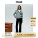 ELAND衣戀秋冬時尚百搭休閑通勤毛衣 灰色(15)Grey M 165