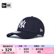 NEW ERA【七夕禮物】紐亦華MLB側(cè)標(biāo)棒球帽新款男女情侶NY彎檐硬頂帽子940 60509700-藏青色 紐約洋基隊(duì) OSFM