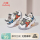 牧童童鞋學(xué)步鞋秋冬款男童運動(dòng)軟底機能鞋機甲風(fēng)寶寶鞋女童運動(dòng)鞋 幻影灰（超遷皮面） 29 鞋內長(cháng)18.9cm