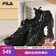 斐樂（FILA）官方男鞋老爹鞋復(fù)古運動鞋新款貓爪鞋5代休閑鞋 黑-BK 42