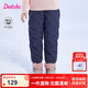笛莎Deesha 童裝女童羽絨褲2024冬季新款寶寶保暖長褲 藏青30 150cm