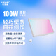 利亞迪P100C輕便全彩外拍平板補光燈 100W攝影直播視頻常亮燈 輕巧柔光影棚燈 P100C 單燈版【百瓦全彩RGB】