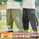 嘟嘟家【山系戶外】?jī)和兠扪澴忧锛灸型L(zhǎng)褲秋裝女童休閑褲寶寶童裝潮 軍綠色 100
