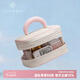 唯蘭朵（VLANDO）2025新款化妝品收納包夏日防水透明大容量便攜差旅化妝包女生送禮 奶油白【防水抗污 分區收納】