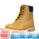 添柏嵐（Timberland）女鞋大黃靴戶外防水潮流百搭 10361W寬楦版 小麥色 6