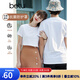 betu百圖女裝簡(jiǎn)約圓領(lǐng)純色百搭短袖T恤女JD2103T04 白色 M