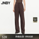 JNBY/江南布衣秋冬新品香蕉褲休閑衛(wèi)褲棉質(zhì)毛圈布寬松長(zhǎng)褲5O7E14150 209/深棕 XS
