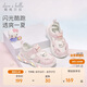 戴維貝拉女童發(fā)光涼鞋兒童學(xué)步?jīng)鲂瑢殞氶W燈鞋亮燈DB2251799