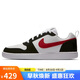 耐克NIKE男休閑鞋COURT BOROUGH新年紅運(yùn)動(dòng)鞋838937-102黑白/紅43