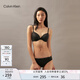 Calvin Klein內(nèi)衣【七夕禮物】女士ck薄墊柔軟提托支撐性感3/4罩杯文胸QP3303O UB1-太空黑 75B 34B 70B
