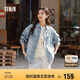 森馬（Semir）森柔牛仔|商場同款牛仔襯衫女oversize春季2025襯衣103125105002