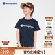 Champion【涼感科技】冠軍男女童短袖T恤2025夏季新款大小童親子裝上衣