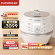 福庫（CUCKOO）小白貝電飯煲 家用韓國原裝進口電飯鍋IH電磁加熱多功能預約定時智能語音高壓力自動洗滌不粘鍋 CHP1050FW 5L