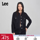 Lee商場(chǎng)同款舒適短身款清水洗女長(cháng)袖牛仔夾克外套潮LWT008297205 清水洗 S