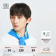 KOLON SPORT/可隆圍巾 男女通用戶外運動多場合搭配造型正方形SCARF LUMU4MT022-BU 藍色 XXX