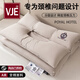 VJE枕頭護頸枕睡眠頸椎病深度睡眠專(zhuān)用枕芯男女家用助睡眠一對裝整頭 雙層分區護頸-灰色 【兩只裝】 48*74cm【A類(lèi)母嬰級可水洗】