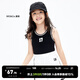 little MO&Co.抑菌 童裝夏裝女童無袖背心修身上衣兒童外穿中大童 黑色 120 120/56
