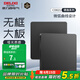 德力西（DELIXI） 開關插座面板 CD821磨砂黑色暗裝開關面板86型墻開帶usb電腦插座 空白面板