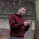 倉石一樹美式重磅連帽衛(wèi)衣男秋冬2025新款加絨加厚休閑打底衫外套上 酒紅色 XL
