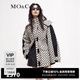 MO&Co.羽絨服冬季MC老花多功能工裝外殼附羽絨內(nèi)膽兩件套摩安珂 白底黑字-第1批 S 160
