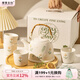 摩登主婦小雛菊泡茶壺套裝煮茶壺2025新款結(jié)婚禮物伴手禮茶具禮盒 1000ml一壺四杯+托盤(pán)【禮盒裝】