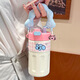 艮泊水杯保溫杯女生高顏值2026新款大容量316不銹鋼吸管學(xué)生雙飲杯子 格子狗【軟軟提手+掛件】 500ml 【軟軟提手保溫杯】高顏值印花