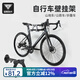 塔斯隊長（TOSUOD）自行車掛架家用墻壁山地車墻上懸停試掛鉤單車公路車停車架室內(nèi)墻立式懸掛展示架子 自行車懸停掛架