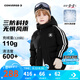 Converse【防潑水】匡威兒童羽絨服冬季男童連帽短加厚加絨外套上衣 正黑色 160 /76 【建議身高152-158cm】
