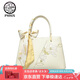 PmSix女包媽媽生日禮物實(shí)用送母親國(guó)風(fēng)新中式大容量斜挎手提刺繡牛皮包