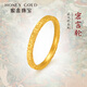 蜜金（HoneyGold）珠寶 黃金戒指足金古法藏文化系列密言輪指環(huán)HGH1706送女友禮物 3.14g 15號 工費210元