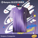 薰風(fēng)（KUMPOO）【哭喊中心聯(lián)名系列】羽毛球服短袖速干透氣熏風(fēng)訓練比賽運動(dòng)服 短袖 紫黑色 L