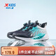 特步（XTEP）【氫風(fēng)8.0】?jì)和行⊥笟庑D扣跑鞋 黑/極光綠 32