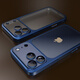 balueus適用蘋(píng)果17ProMax手機(jī)殼iPhone17Pro保護(hù)套17磨砂鏡頭全包防摔新品17pm超薄外殼ip新款por 【藍(lán)色】鏡頭全包防摔-磨砂裸機(jī)手感 iPhone 17 Pro