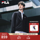 FILA 斐樂(lè )官方男子針織長(cháng)袖外套2025秋季新款時(shí)尚休閑商務(wù)行政棒球服 傳奇藍-NV XL 180/100A/XL