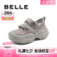 百麗（Belle）炫彩網(wǎng)老爹鞋女商場(chǎng)同款厚底休閑鞋B6P1DCH4 紫色 38 (240mm)