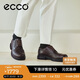 愛步（ECCO）夏季布洛克雕花牛皮商務皮鞋男 都市首爾522334 棕色39