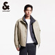 杰克·瓊斯（JACK&JONES）春秋外套男士休閑夾克合集 225121024卡其色 XL 185